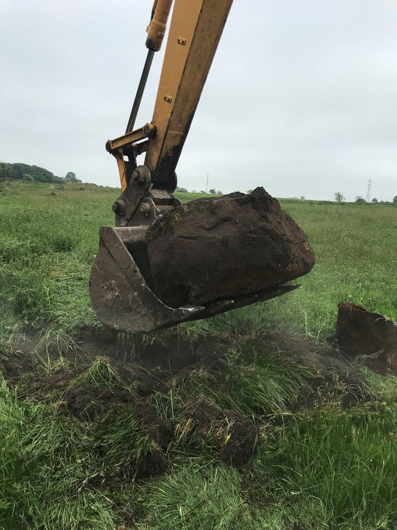 Agricultural groundworking in Kelty | Wild Meadow 2021 gallery image 43