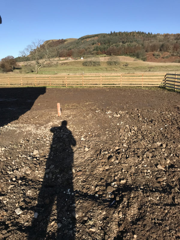 Agricultural groundworking in Kelty | Wild Meadow 2021 gallery image 2